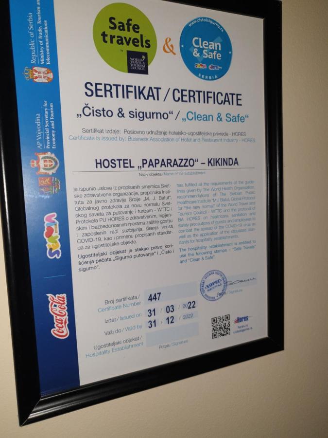 Hostel Paparazzo & Apartmens Кикинда Экстерьер фото